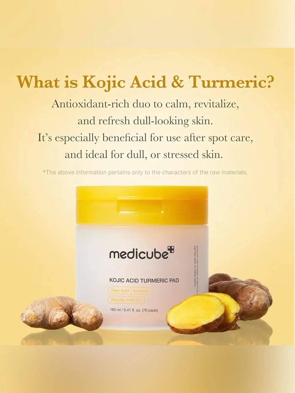 Medicube Kojic Acid Turmeric Pads – $31 Retail